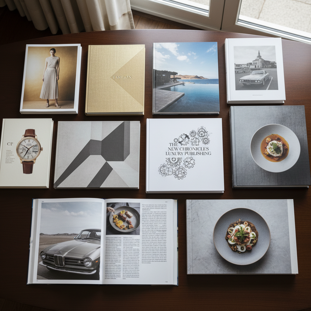 Diverse portfolio of publications from a high end magazine publisher spanning hospitality, design, and professional services