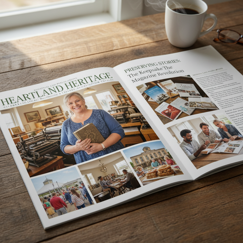 regional keepsake magazine publisher showcasing community-focused editorial content