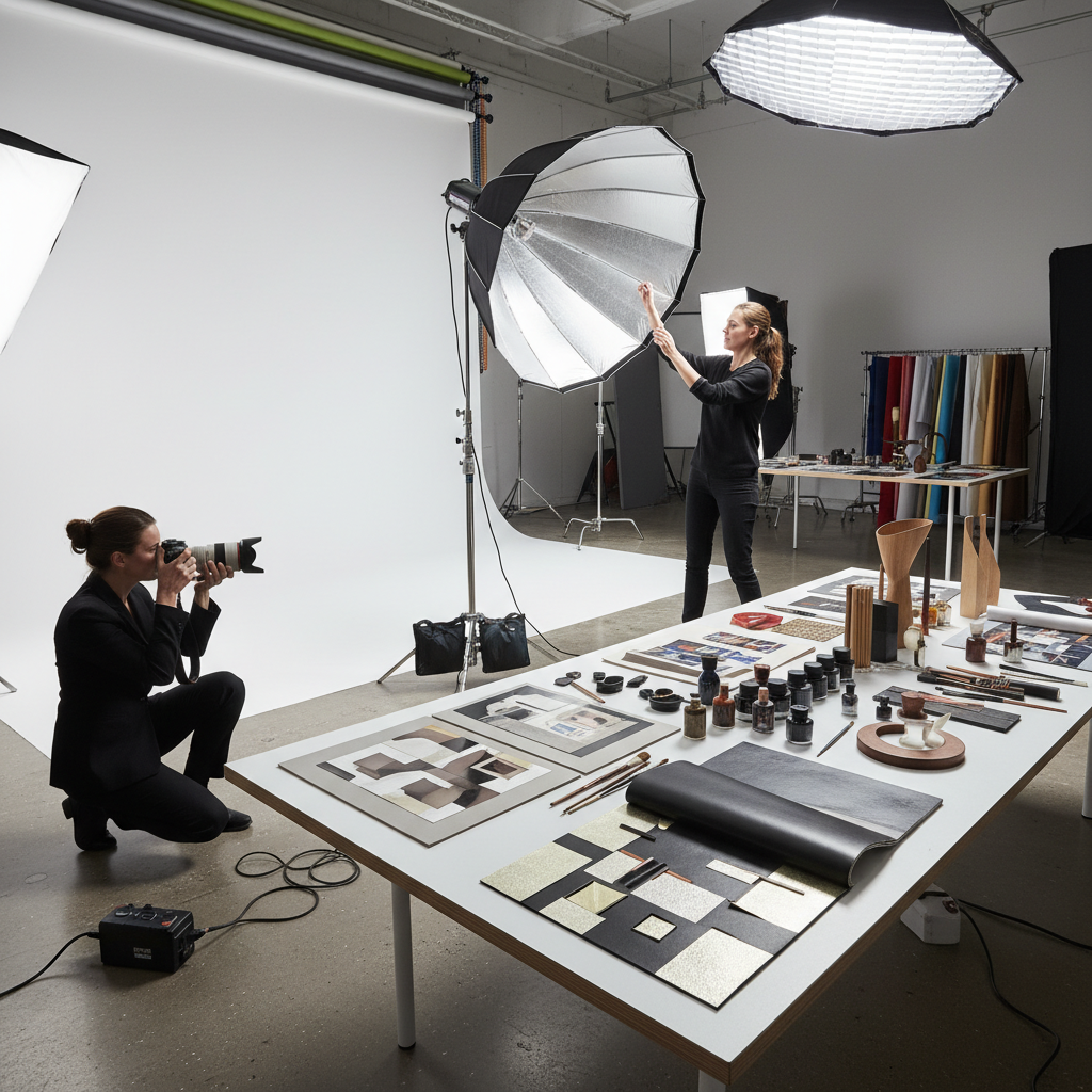 High-end magazine photography showcasing professional production values and editorial quality