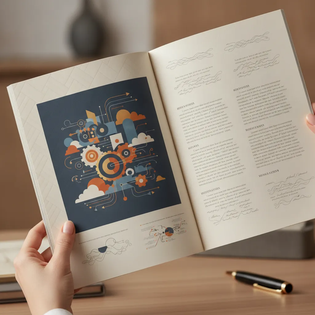 Hands holding premium print magazine demonstrating brand publishing strategy quality