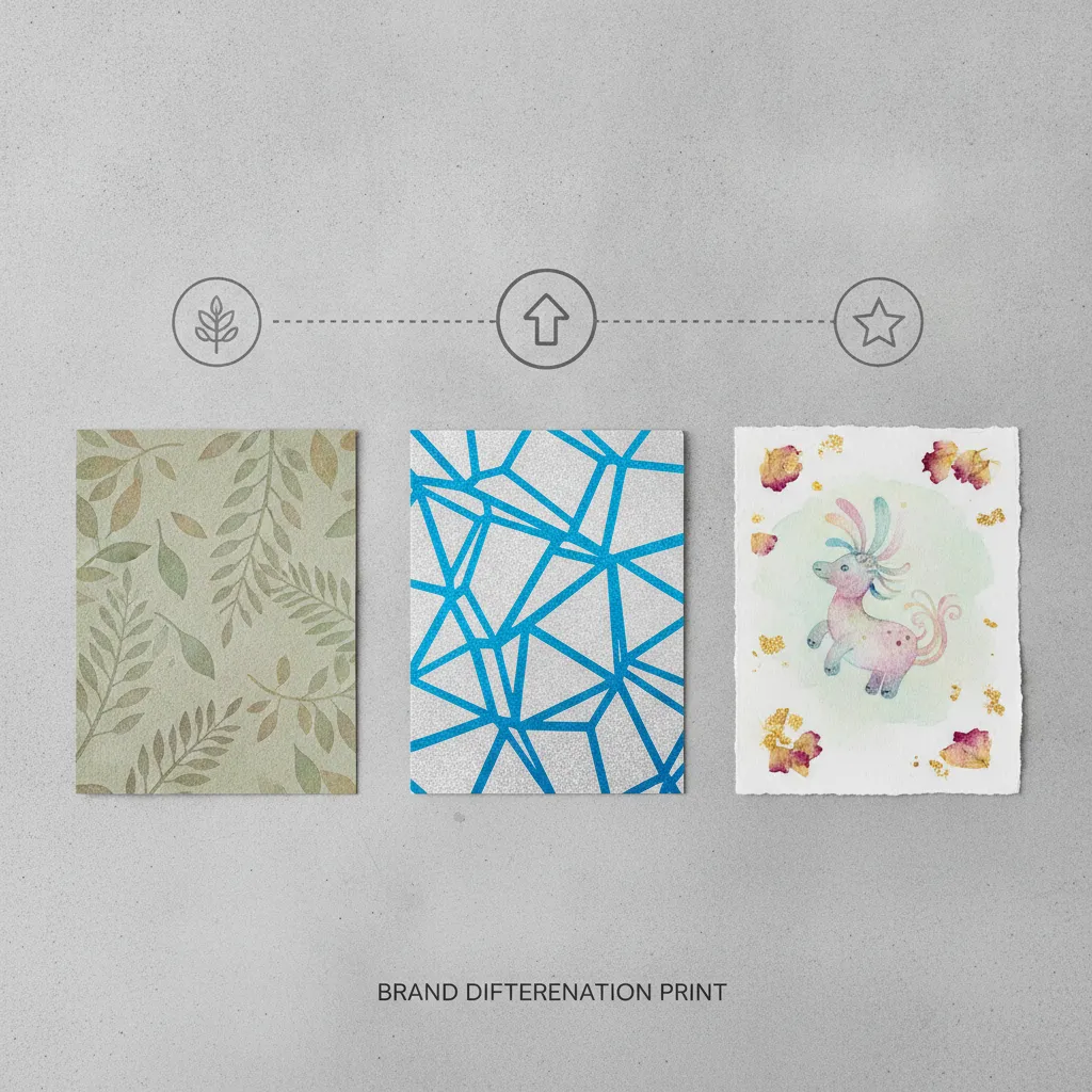 brand differentiation print example