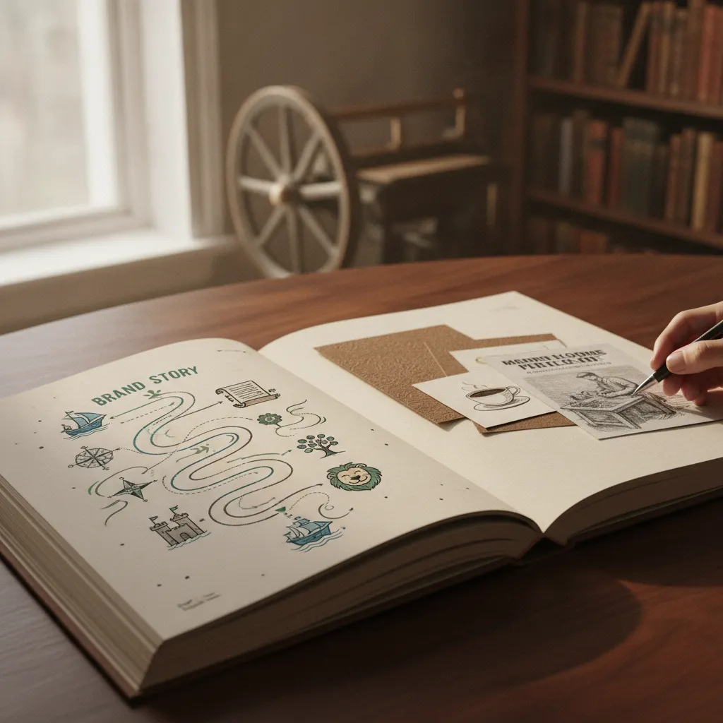 brand storytelling through print example