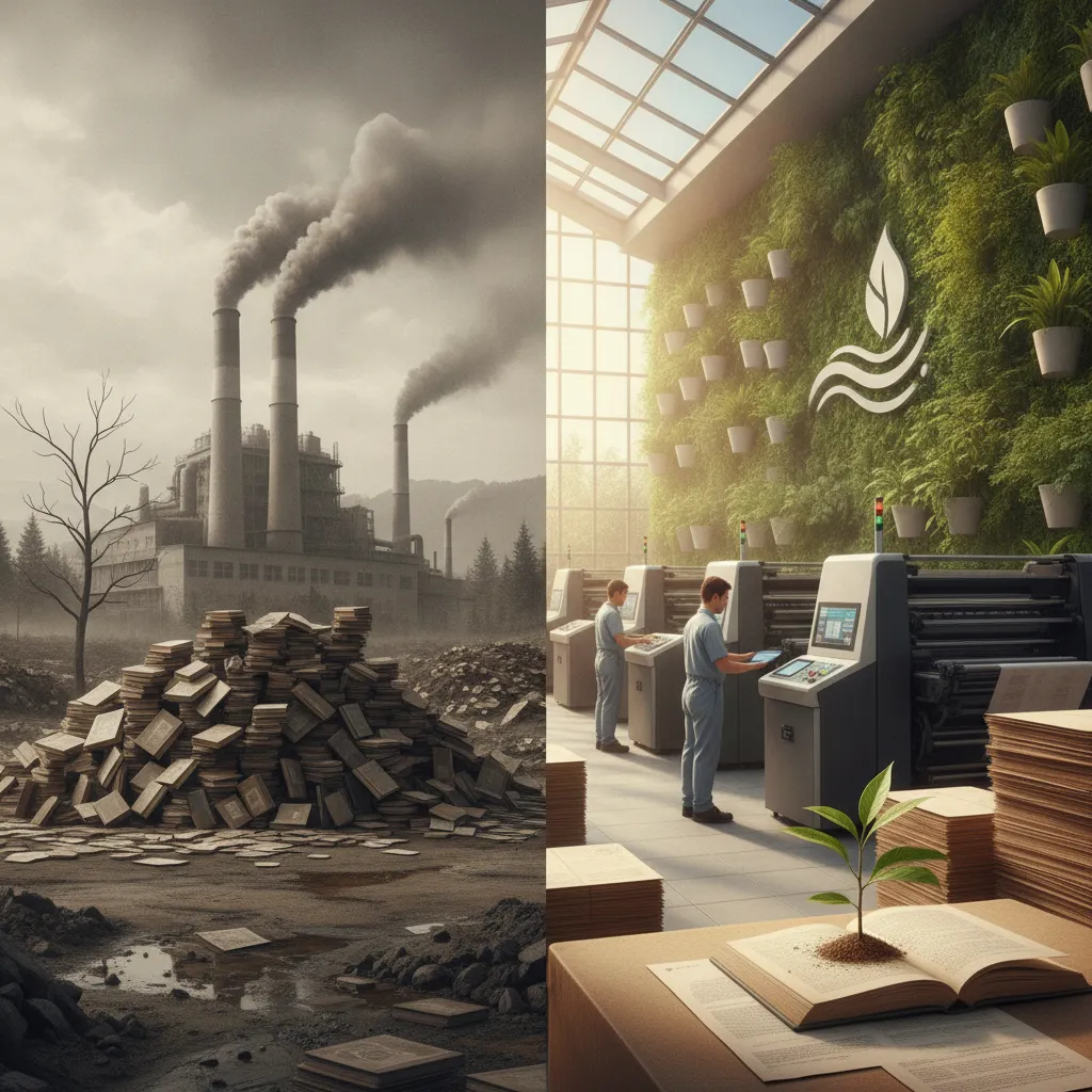 sustainable print publishing summary