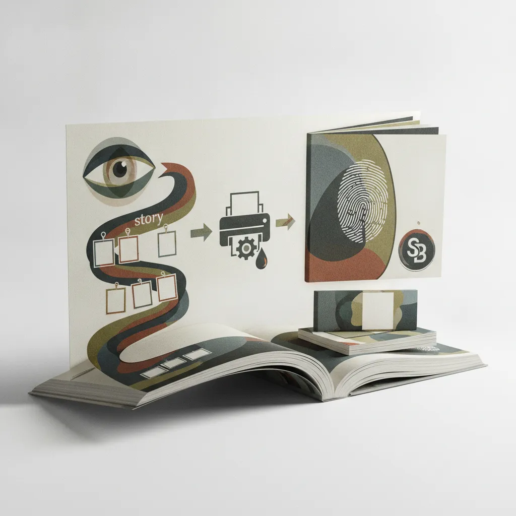 visual storytelling print brands example
