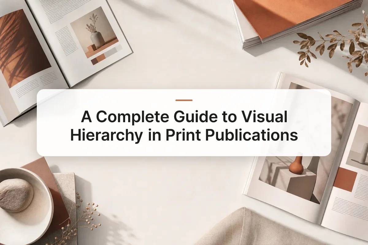 visual hierarchy print publications overview