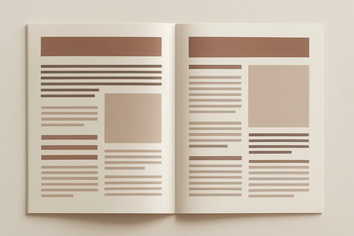 visual hierarchy publication design summary