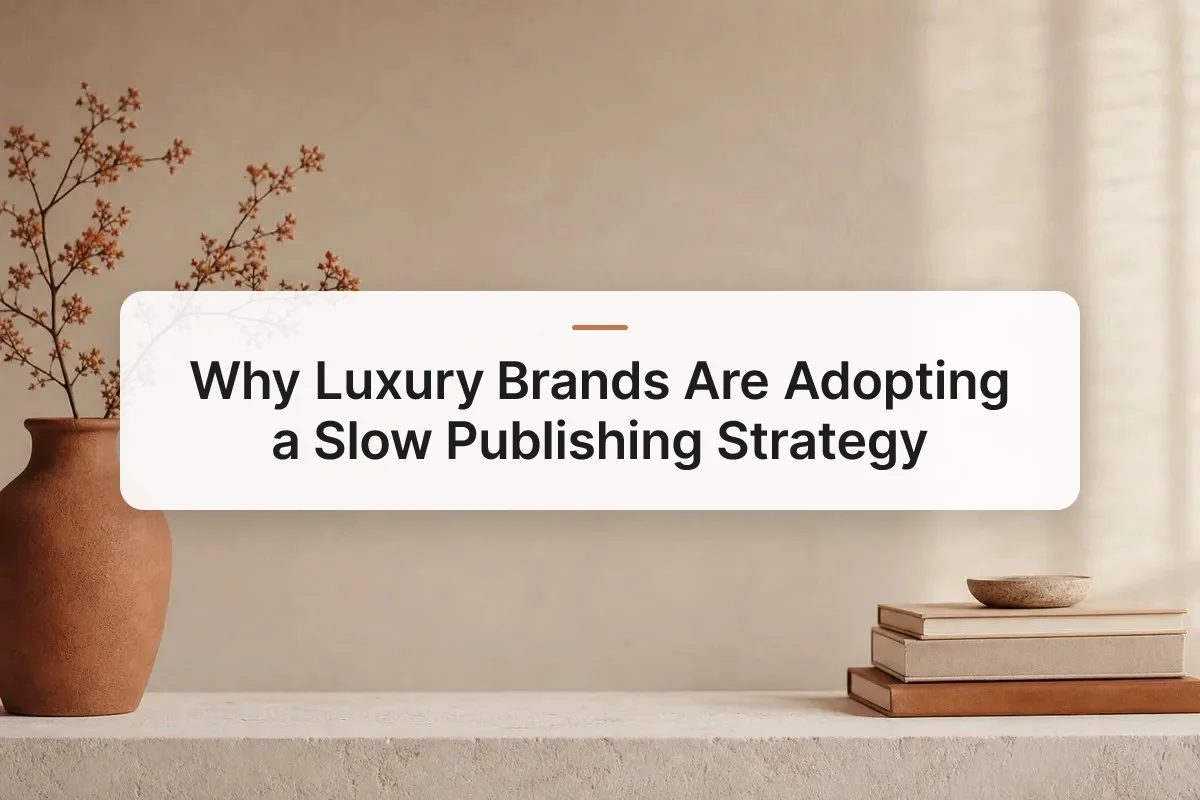 slow publishing strategy overview