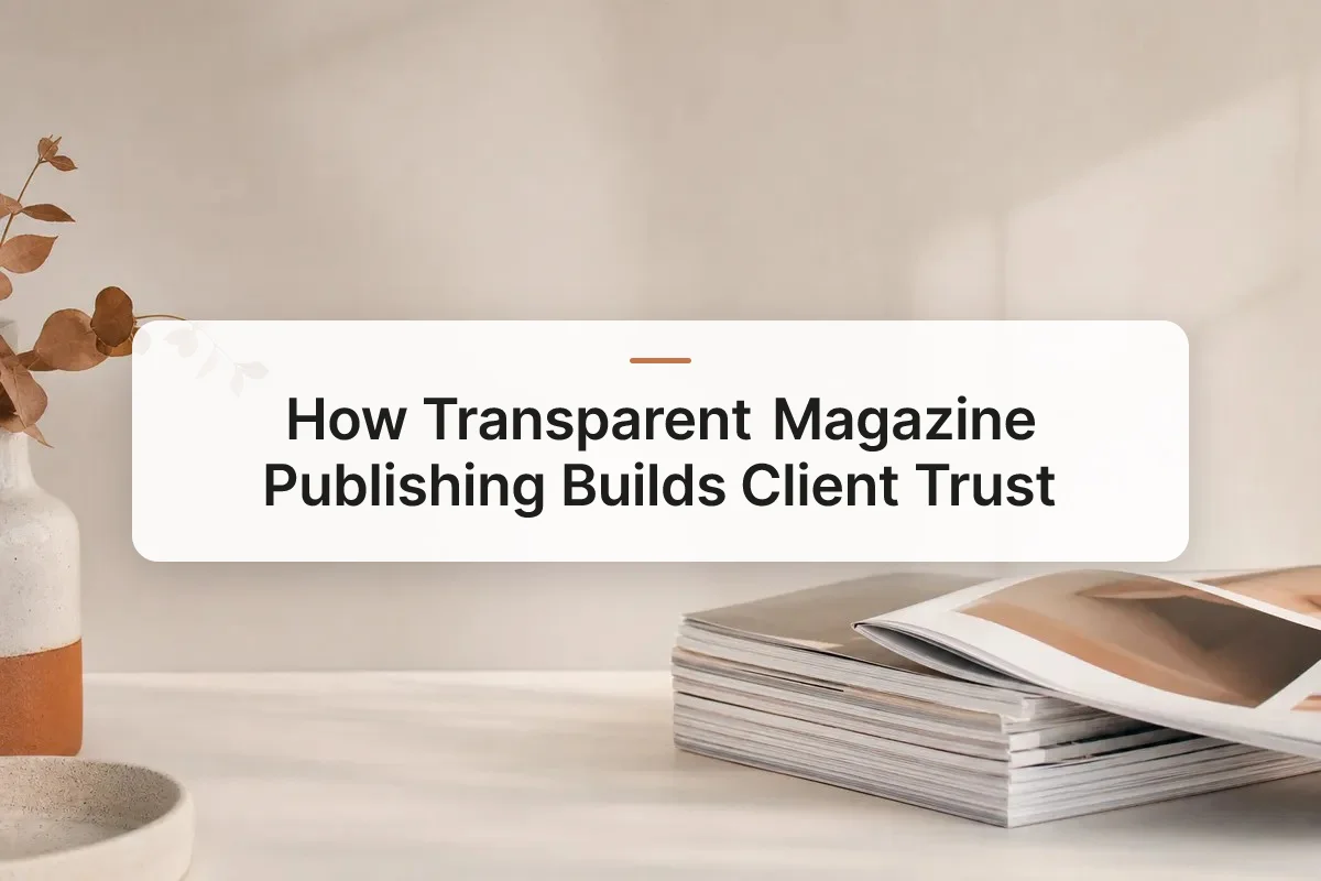 transparent magazine publishing overview