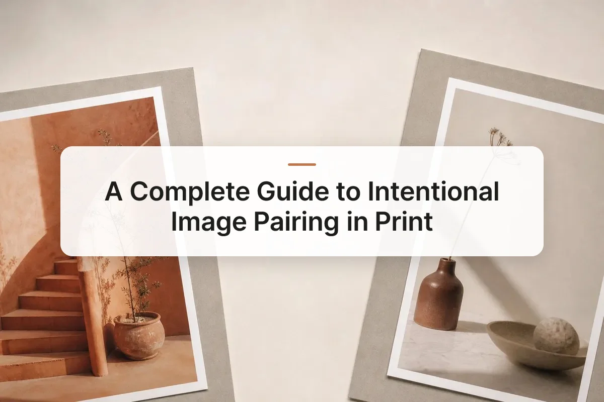 intentional image pairing print overview
