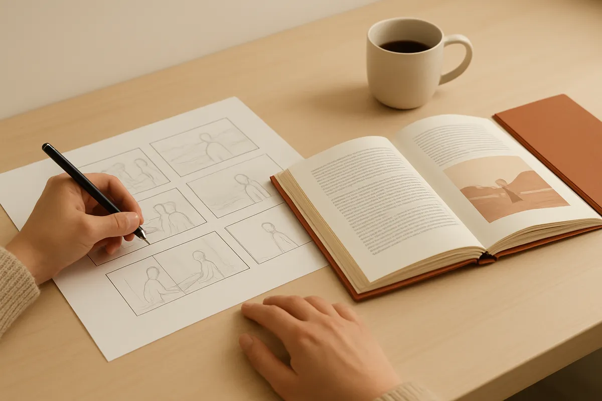 narrative-driven publication design summary