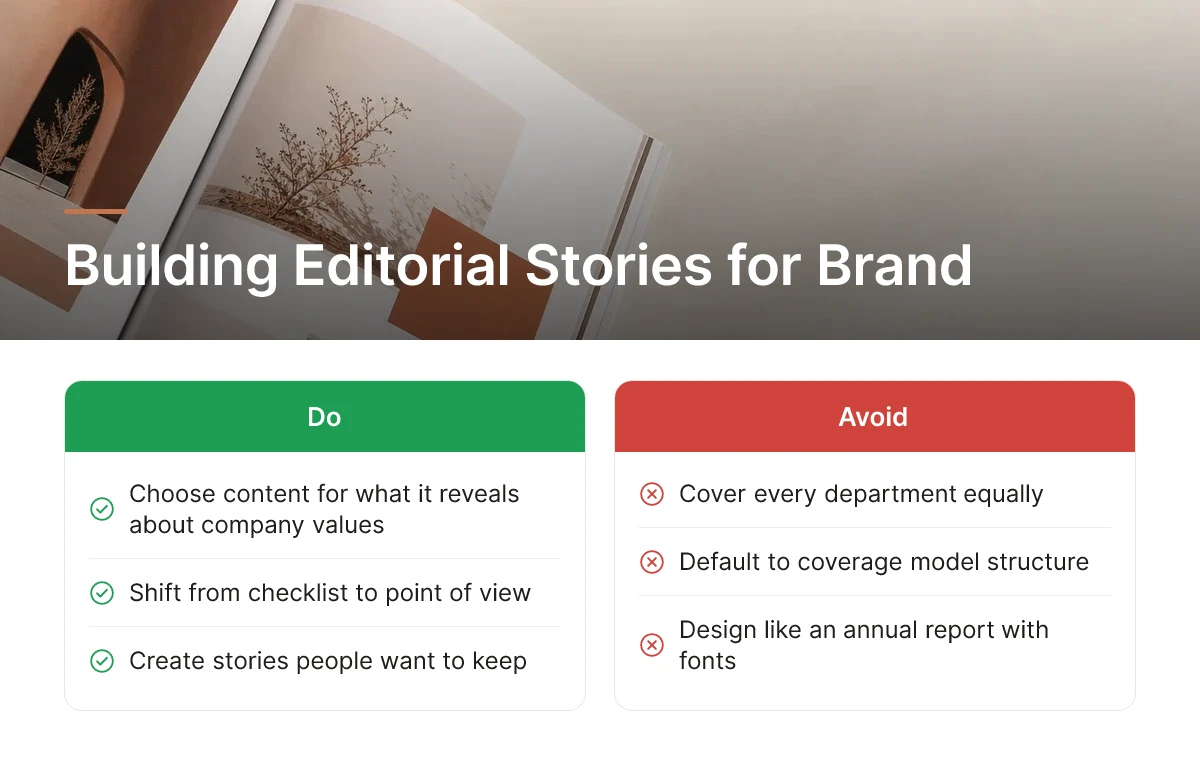 Building Editorial Stories for Brand
