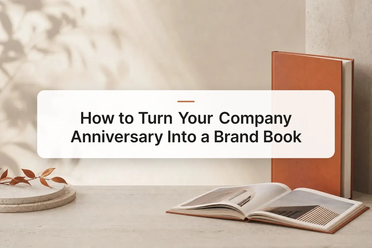 company anniversary book overview