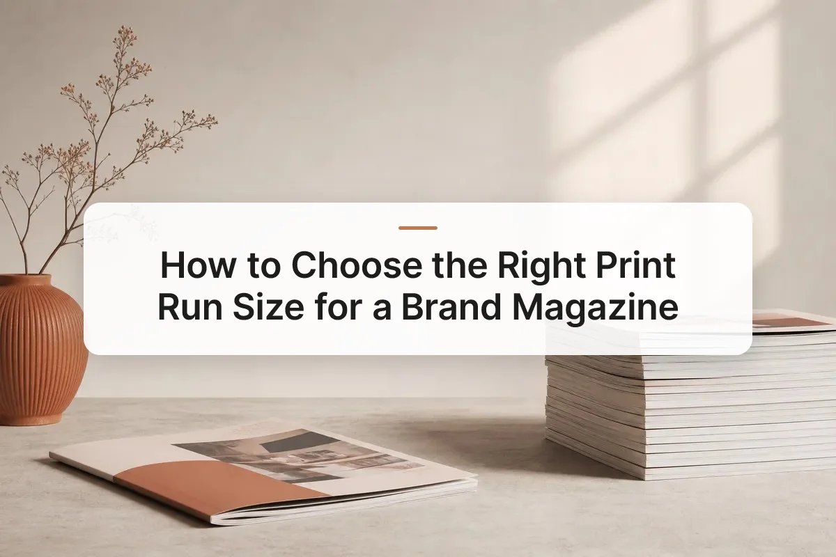 magazine print run size overview