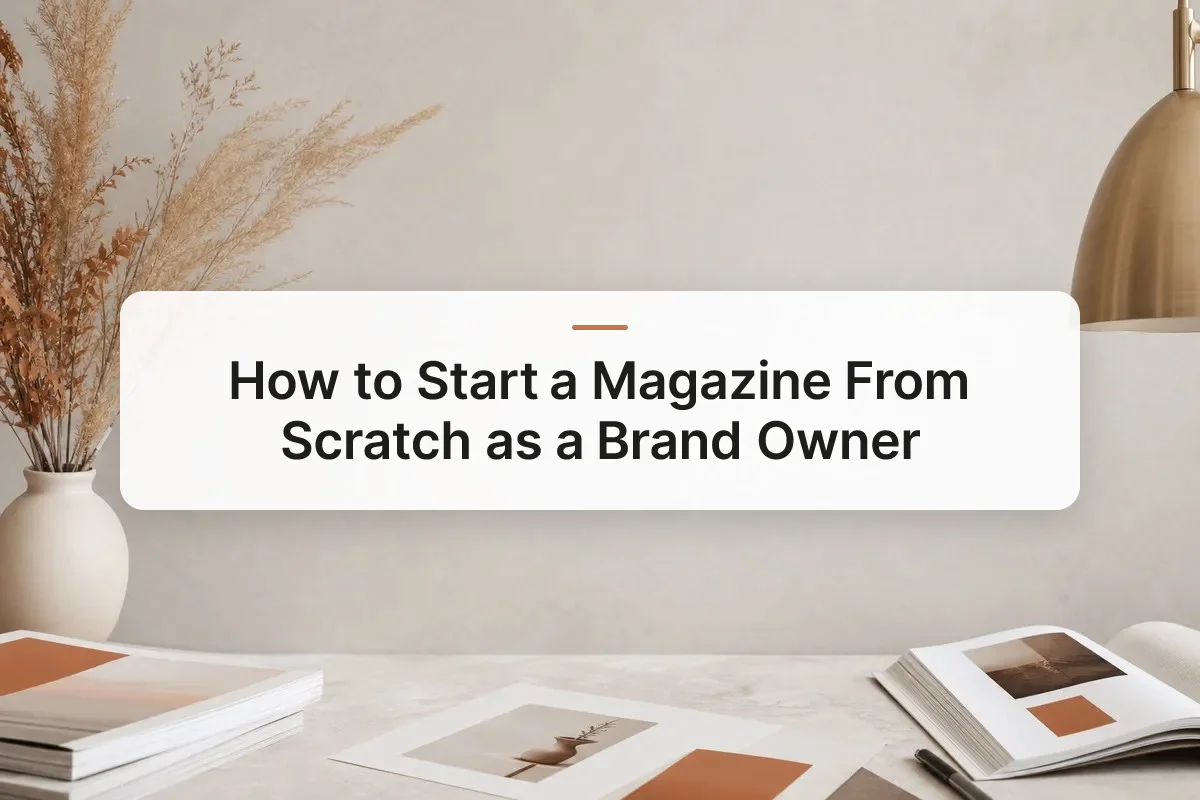 how to start a magazine overview