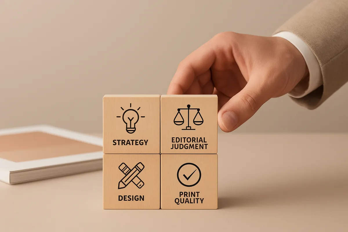 corporate magazine design services summary