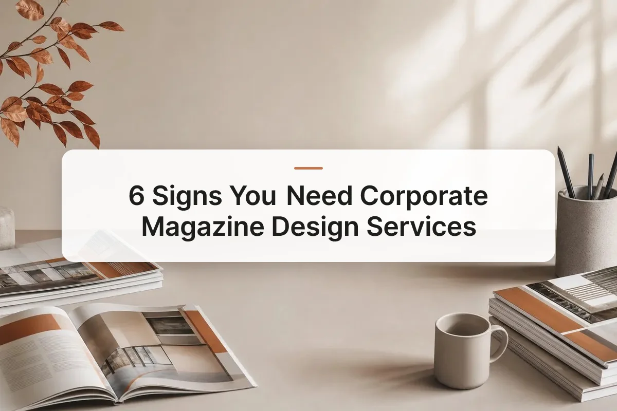 corporate magazine design services overview