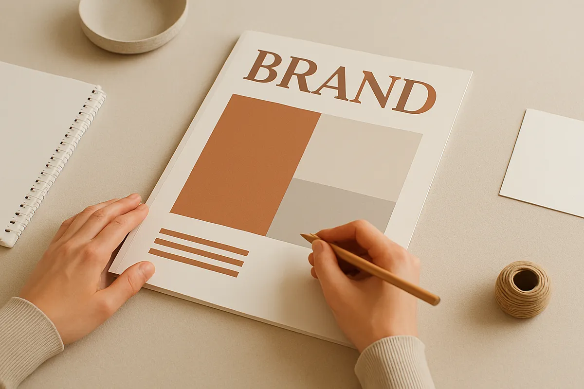 brand magazine cover design example