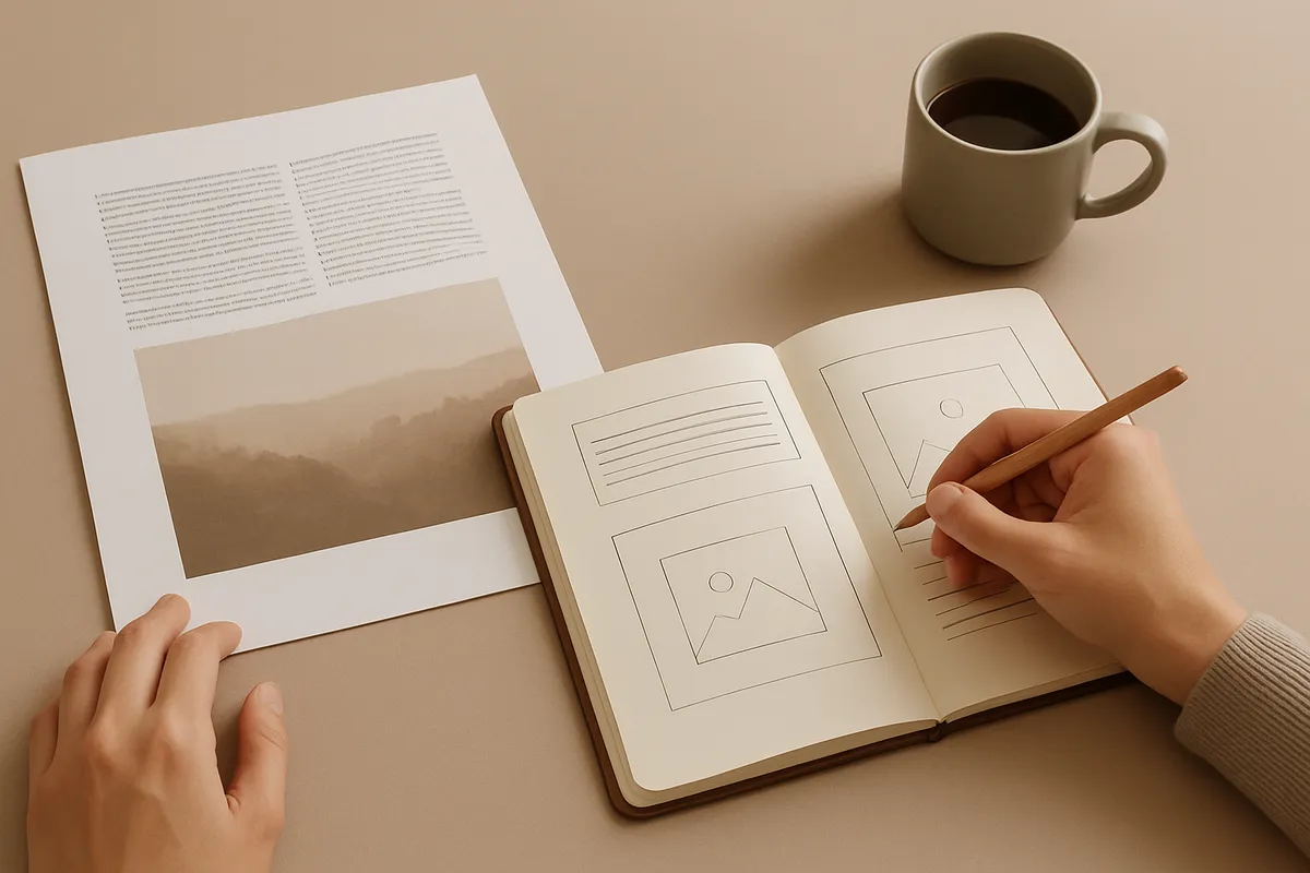 publication design process example
