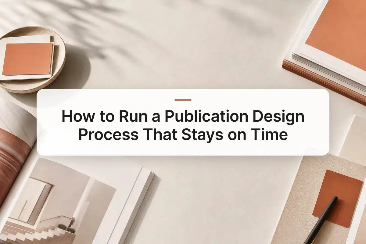 publication design process overview