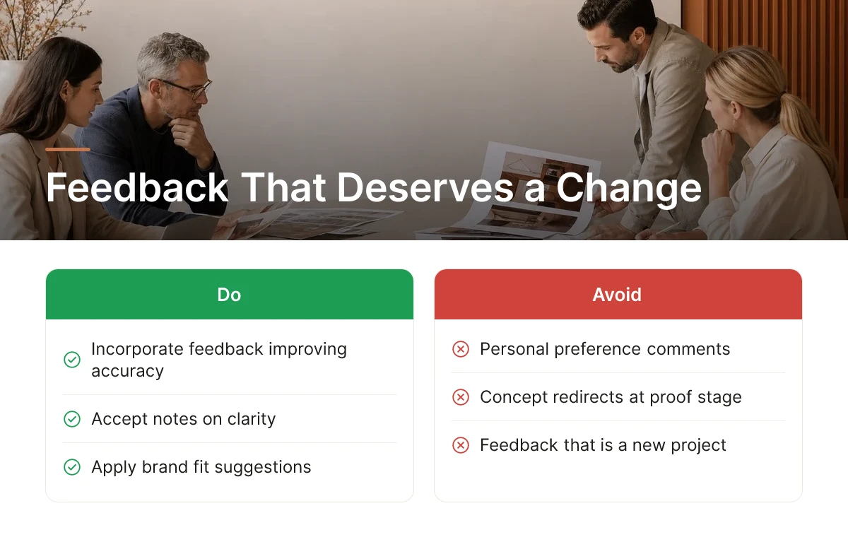 Feedback That Deserves a Change