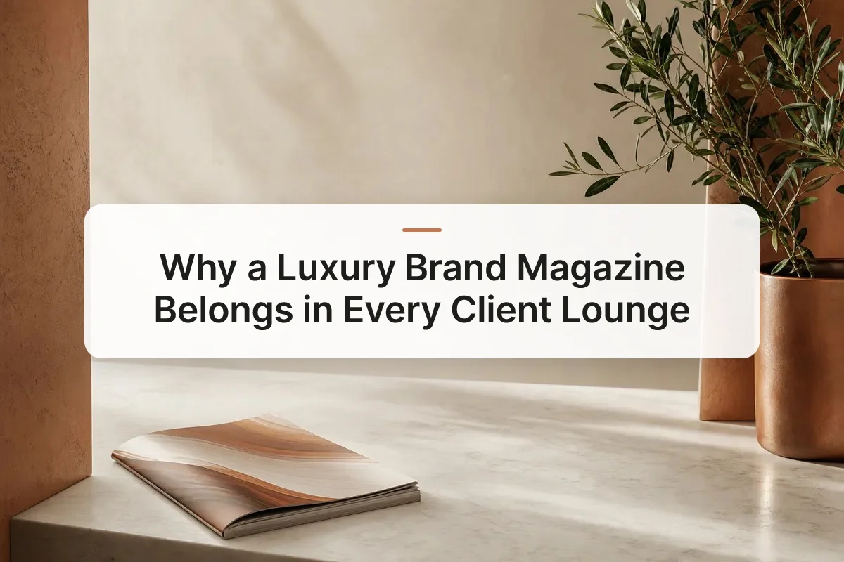 luxury brand magazine overview