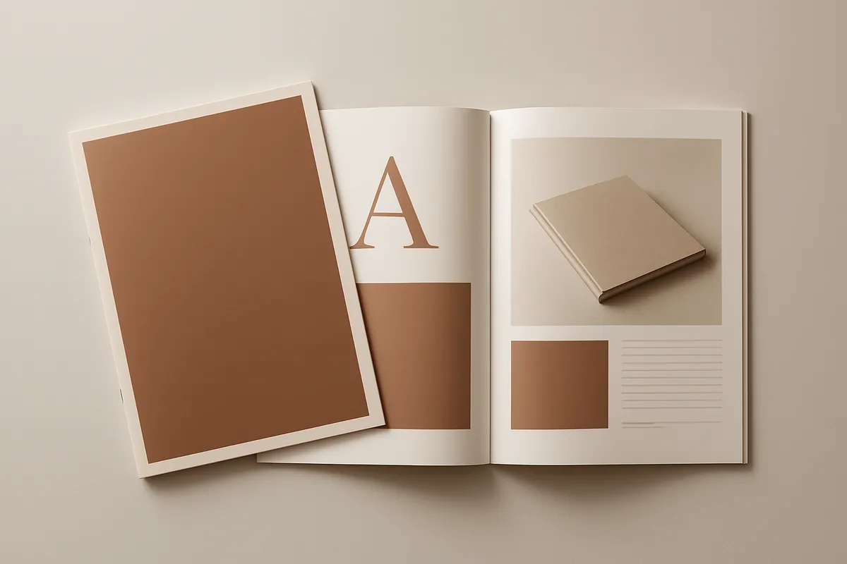 luxury magazine design summary