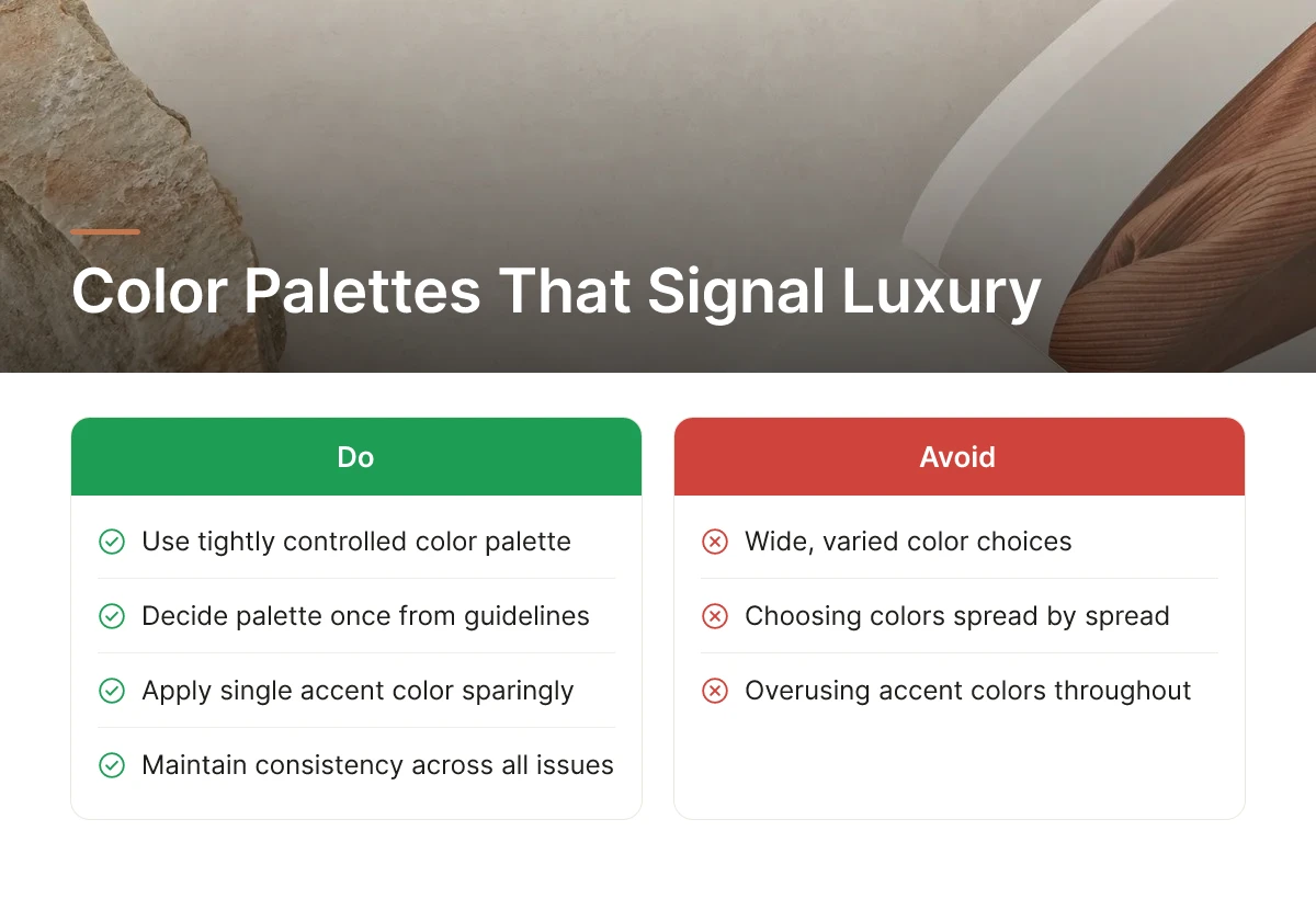 Color Palettes That Signal Luxury