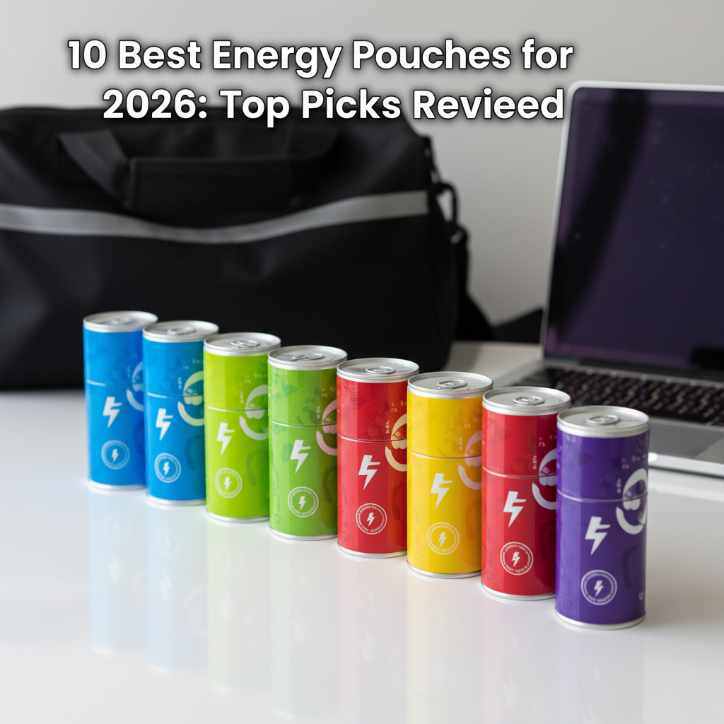 Best energy pouches for 2026 displayed with everyday carry items