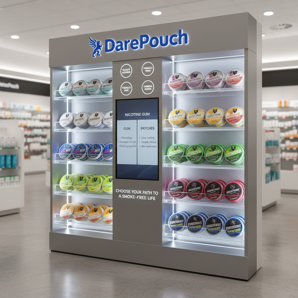 Modern nicotine pouches as alternatives to traditional nicotine gum vs patches comparison