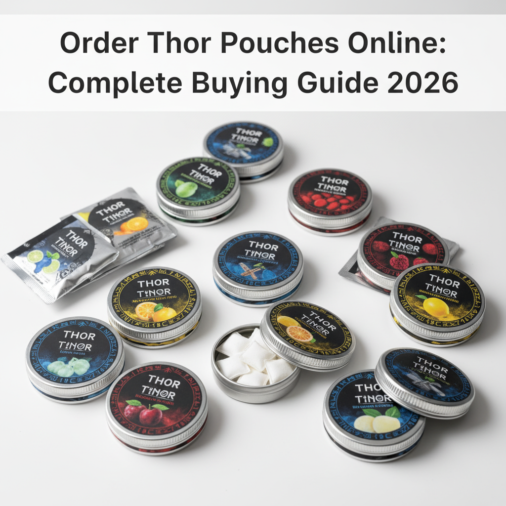 Order Thor pouches online with various flavors and strengths available
