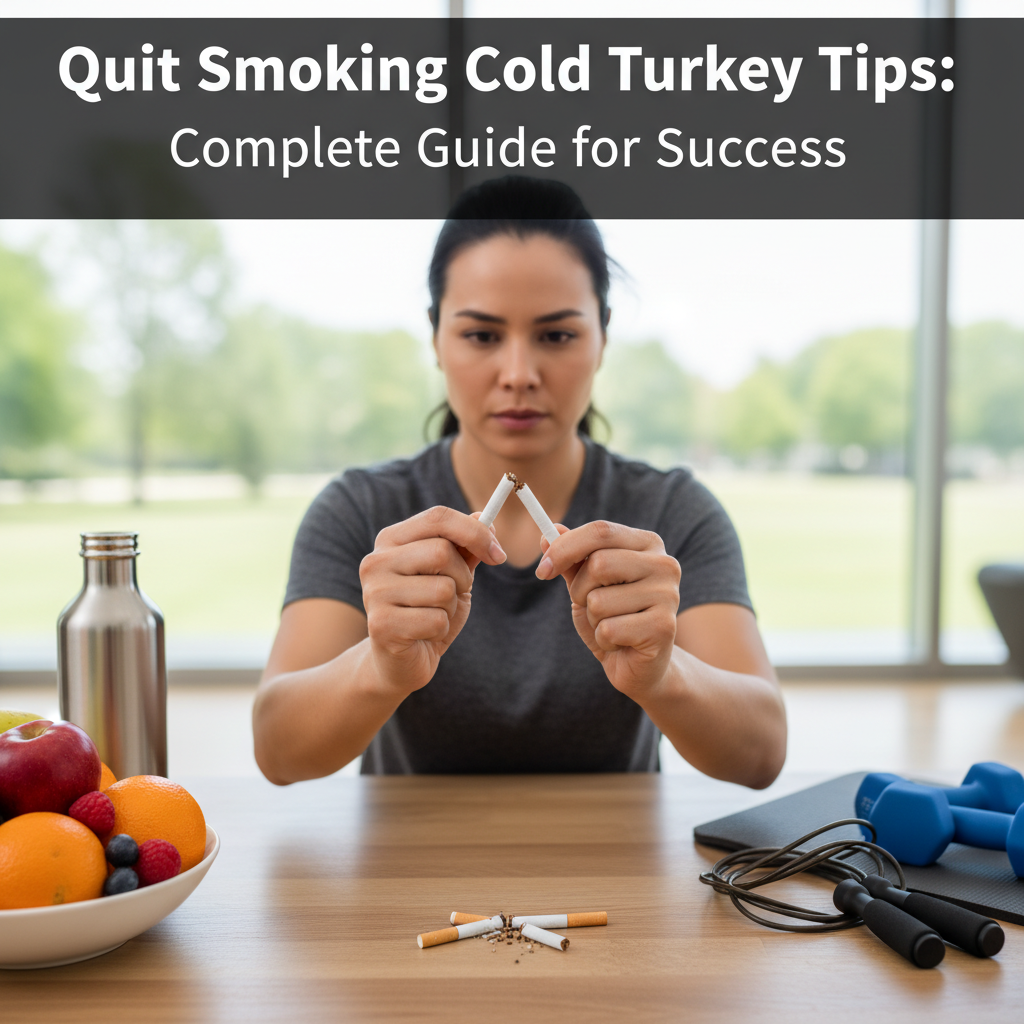 Quit smoking cold turkey tips preparation with healthy alternatives