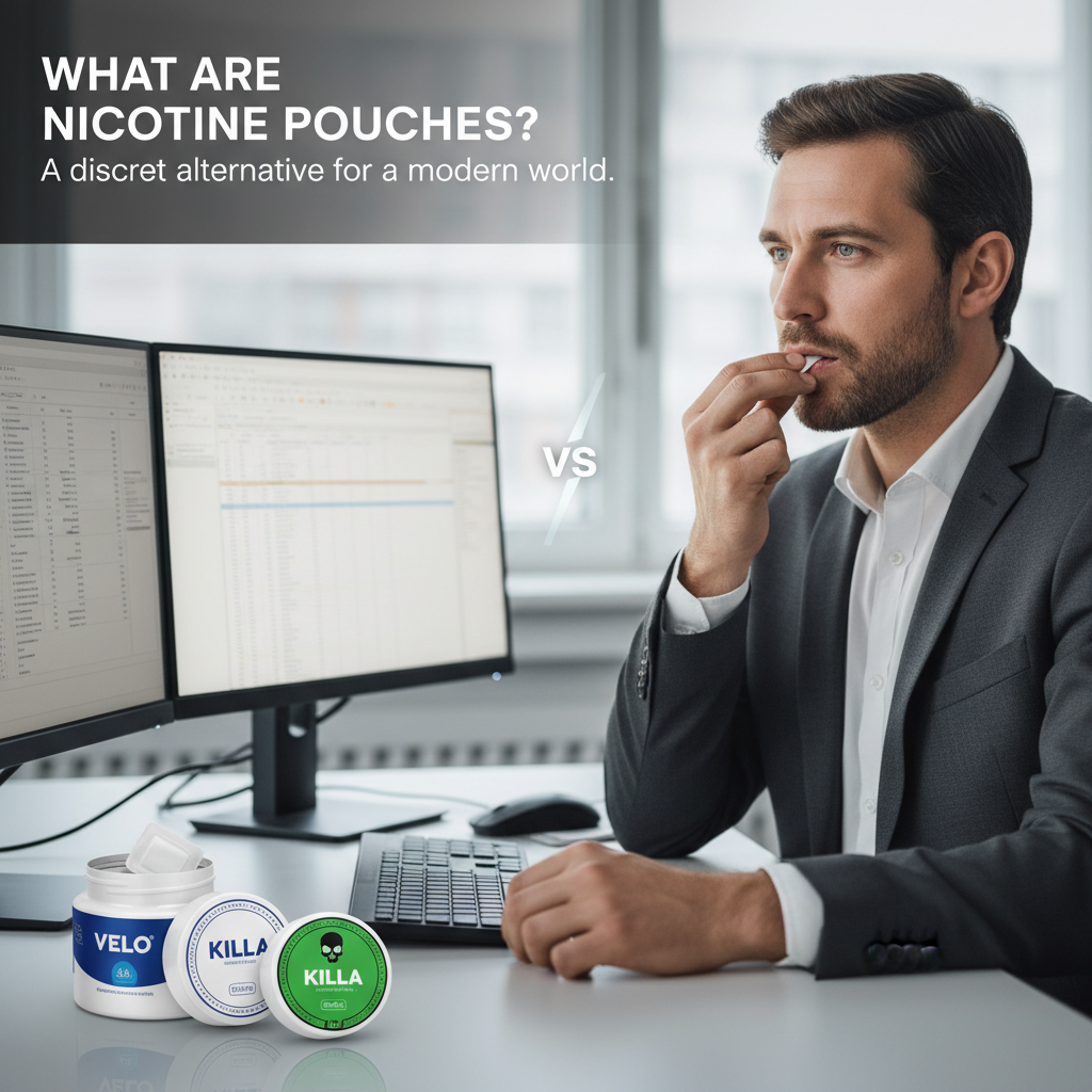 discreet nicotine pouch use showing what are nicotine pouches benefits