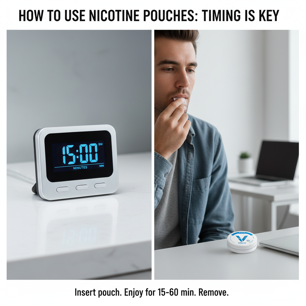 How to use nicotine pouches timing and duration guide