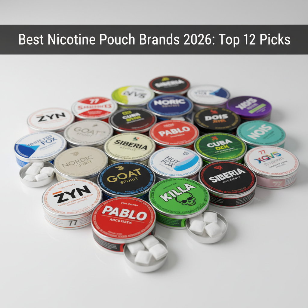best nicotine pouch brands comparison showing top rated products