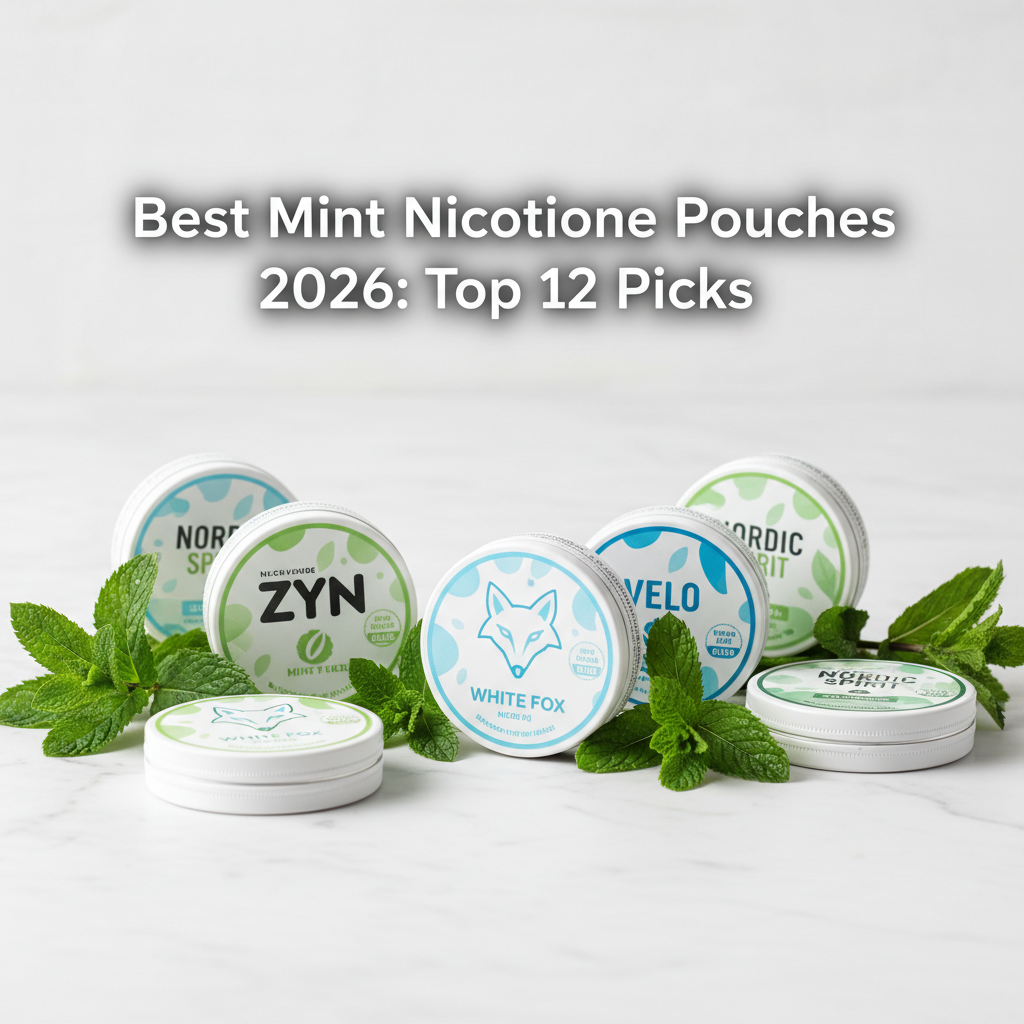 best mint nicotine pouches collection showing top brands