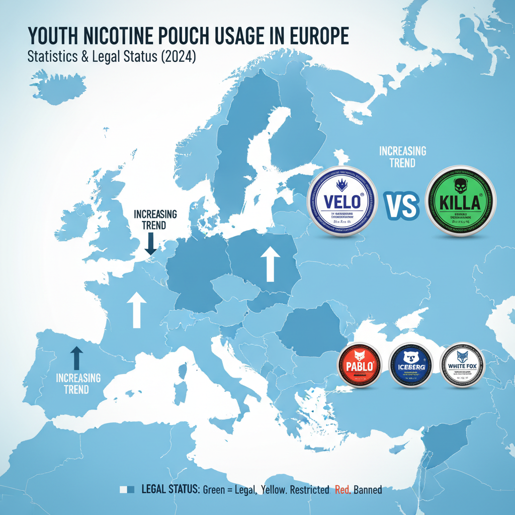 nicotine pouches legal europe youth usage trends and prevention measures