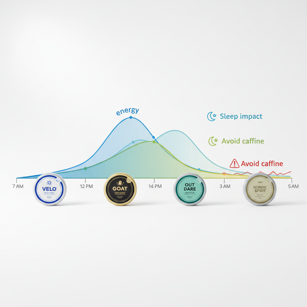 optimal caffeine pouches timing throughout the day