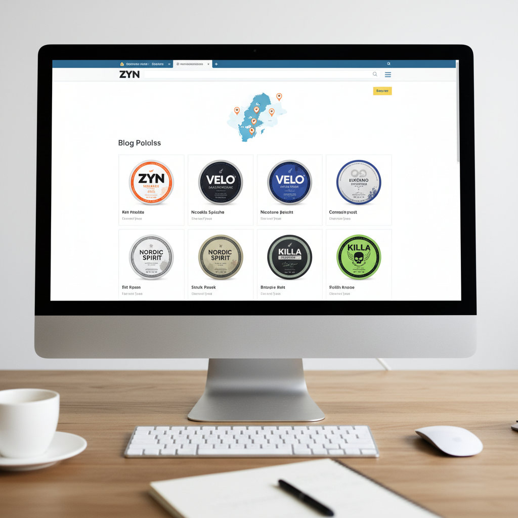 where to buy nicotine pouches in Sweden online shopping website