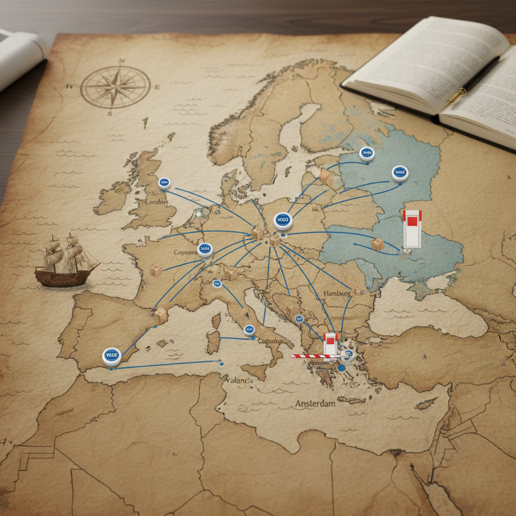 online shipping routes for nicotine pouches to Netherlands