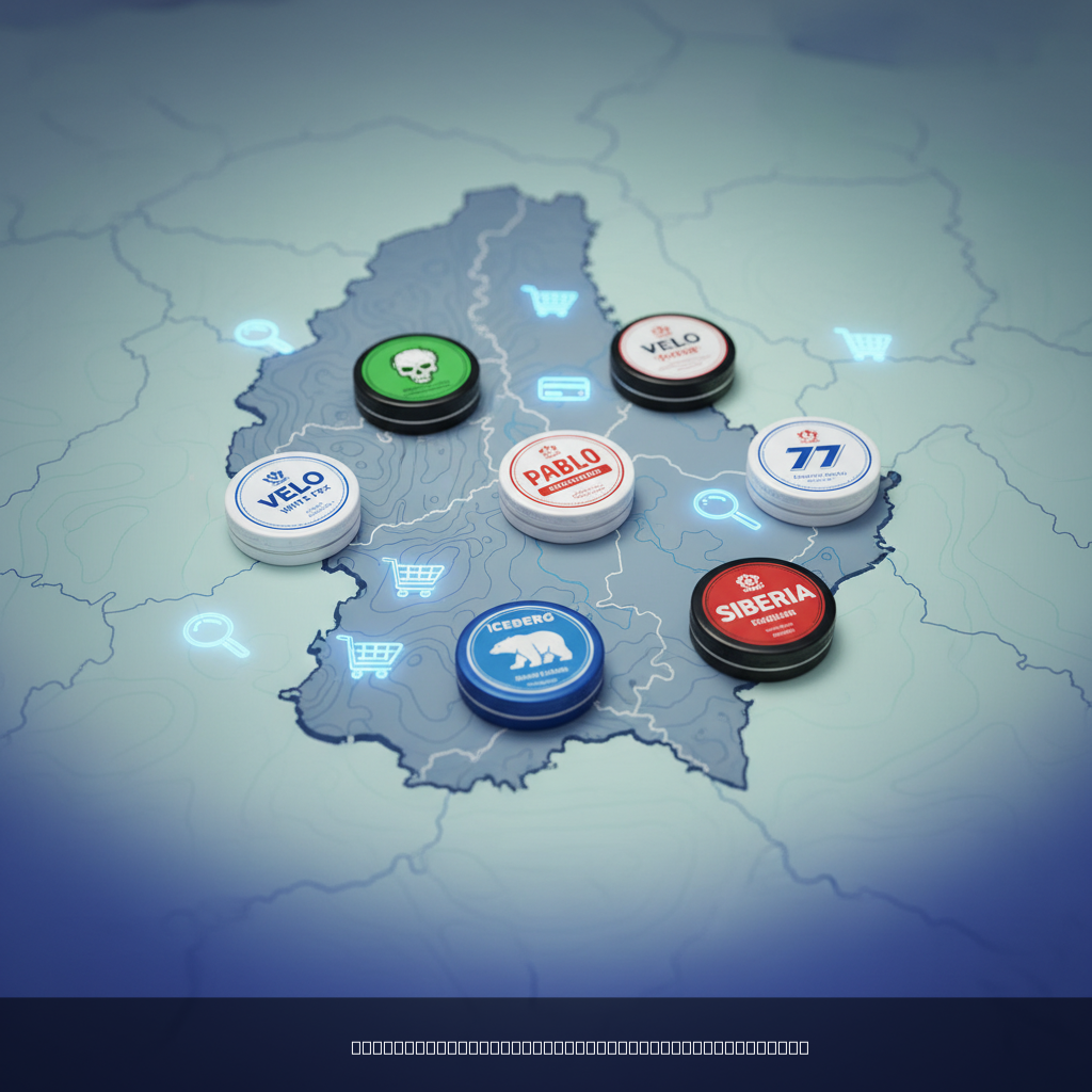 where to buy nicotine pouches in Luxembourg - map showing online and retail options