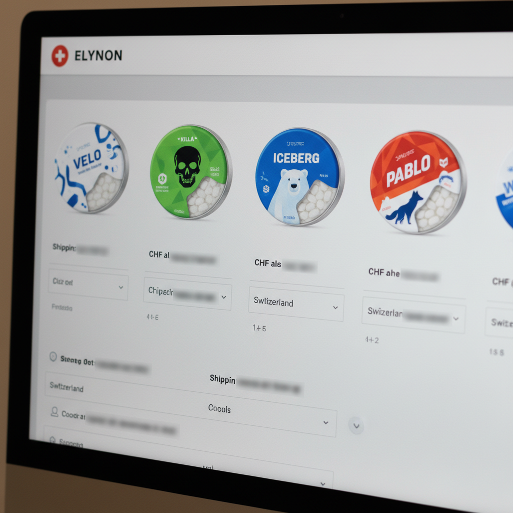 online shopping for where to buy nicotine pouches in Switzerland with pricing