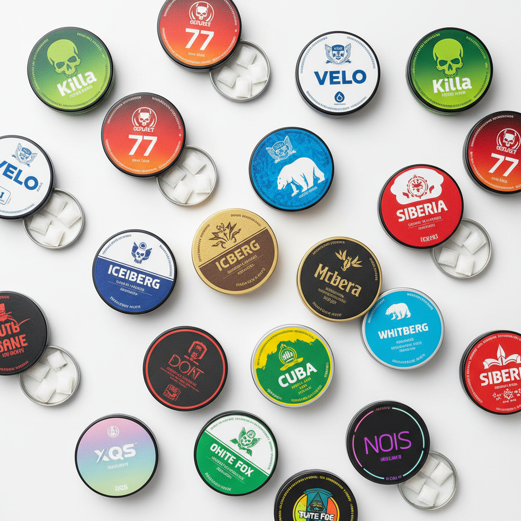 nicotine pouch tins showing different strengths to prevent nicotine overdose symptoms pouches