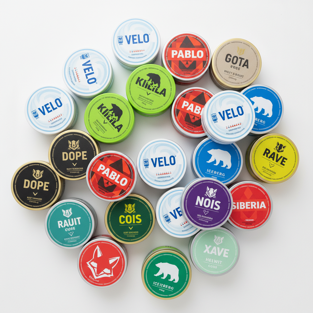 Nicotine pouch cans at various strengths — choosing the wrong strength is a key reason nicotine pouches don't work