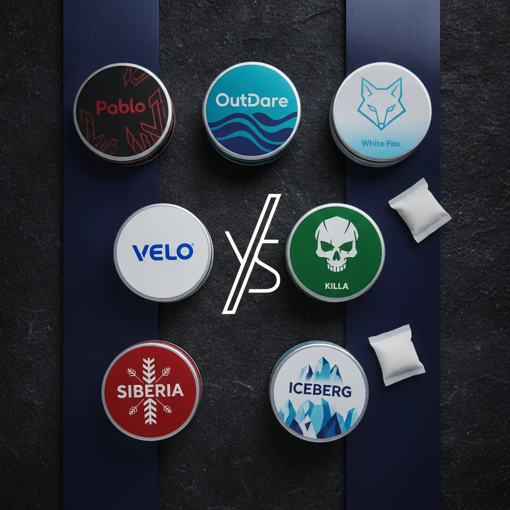 Selection of nicotine pouch tins representing the best quit smoking products available in 2026