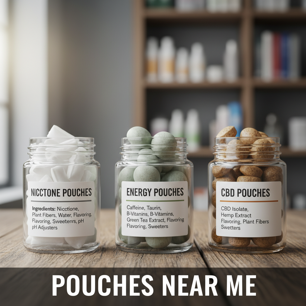 nicotine pouches near me alternatives showing energy and CBD options
