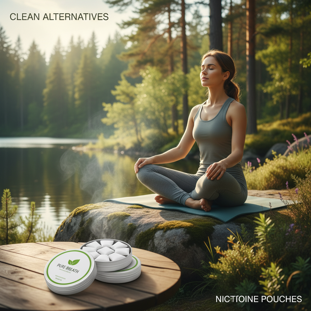 natural stress management as clean alternatives to smoking including meditation and breathing