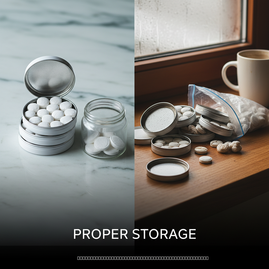 how to store nicotine pouches properly in different containers