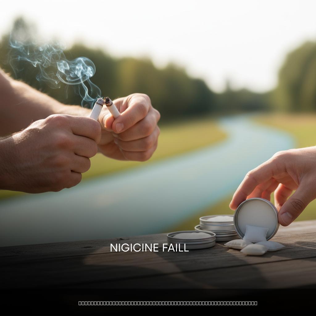 transition from smoking decision moment breaking cigarette