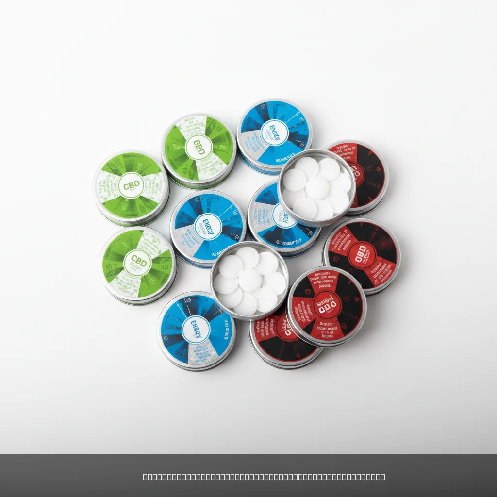 best nicotine pouch alternatives comparison showing different pouch types in round tins