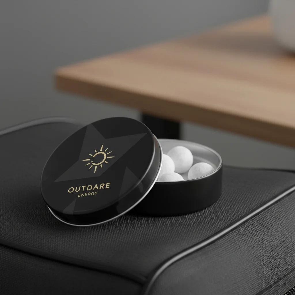 Outdare Energy pouch tin — a nootropic-infused focus pouch with caffeine for best nootropics for focus